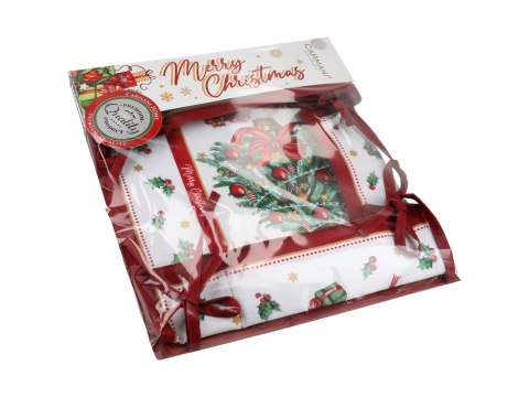 Koszyk na pieczywo duży - Boże Narodzenie (CARMANI)