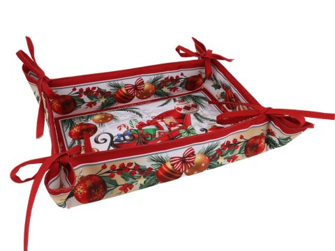 Koszyk na pieczywo duży - Boże Narodzenie (CARMANI)