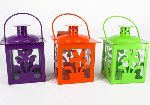 Latarenka z kwiatuszkiem (1 z 3 kolorów do wyboru)