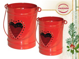 Latarenki - świeczniki serduszka