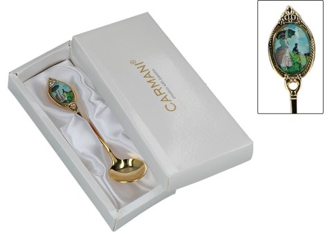 Łyżeczka do cukru - C. Monet, Kobieta z parasolem 2 (CARMANI)