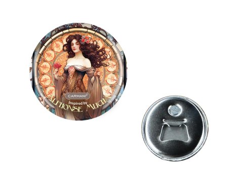 Otwieracz z magnesem - inspirowane twórczością A. Mucha (CARMANI)