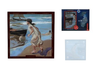 Podkładka szklana - J. Sorolla, Czas kąpieli (CARMANI)