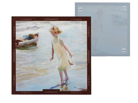 Podkładka szklana - J. Sorolla, Dziewczynka na plaży (CARMANI)