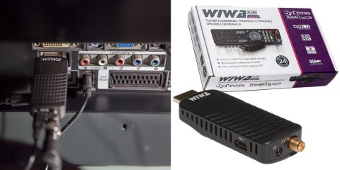 Tuner DVB-T/T2 WIWA H.265 MINI Tuner DVB-T/T2 WIWA H.265 MINI