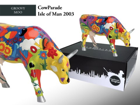 CowParade Isle of Man 2003, Groovy Moo, autor: Kay Ormond