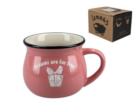 Kubek mały, różowy - Dreams are for free