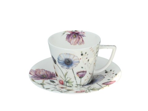 Kpl. filiżanka i kubek - Kwiaty (CARMANI)