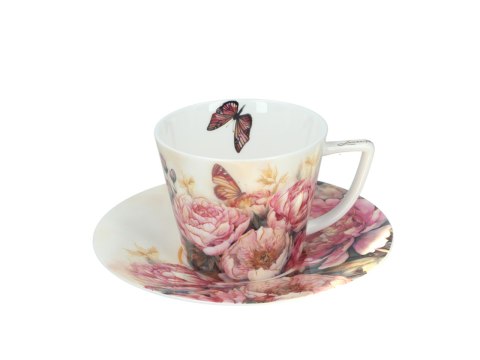 Kpl. filiżanka i kubek - Róże (CARMANI)