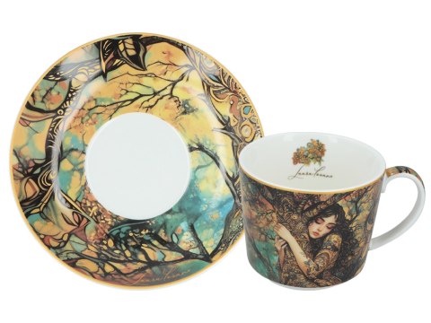 Filiżanka ze spodkiem - L. Lozano, Lady`s Floral Symphony (CARMANI)