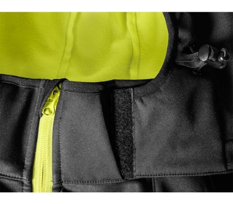 KURTKA MIX&MATCH SOFTSHELL CZARNO-ŻÓŁTA ROZMIAR XL