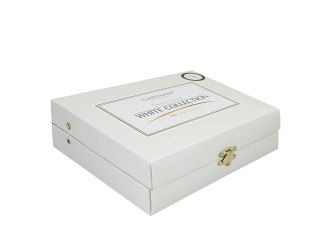 Kpl. 6 łyżeczek + 1 do cukru - Białe oczka (CARMANI)