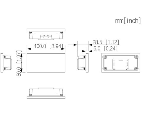 MODUŁ CZYTNIKA ZBLIŻENIOWEGO VTO4103F-MR DO MODUŁU VTO4103F DAHUA