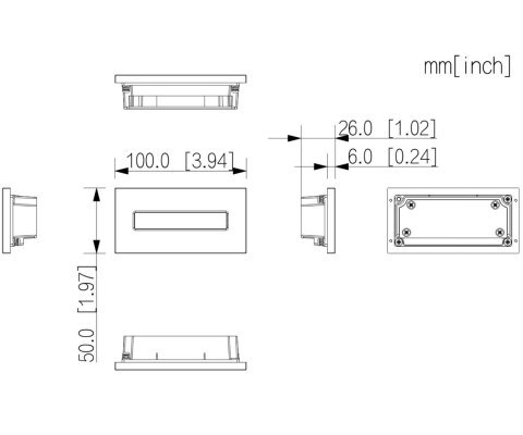 MODUŁ KLAWIATURY VTO4103F-MDB2 DO MODUŁU VTO4103F DAHUA