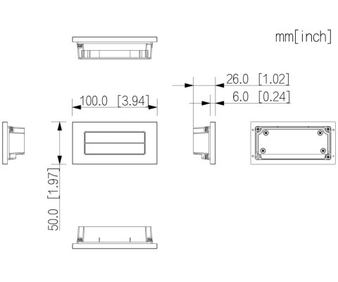 MODUŁ KLAWIATURY VTO4103F-MDB4 DO MODUŁU VTO4103F DAHUA