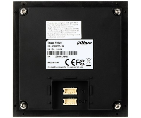 MODUŁ KLAWIATURY VTO4103FB-MK DO MODUŁU VTO4103FB DAHUA