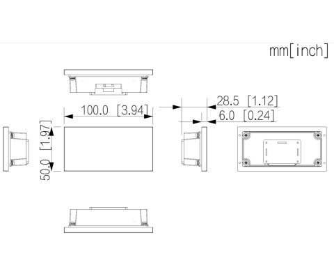 MODUŁ PUSTY VTO4103FB-MN DAHUA