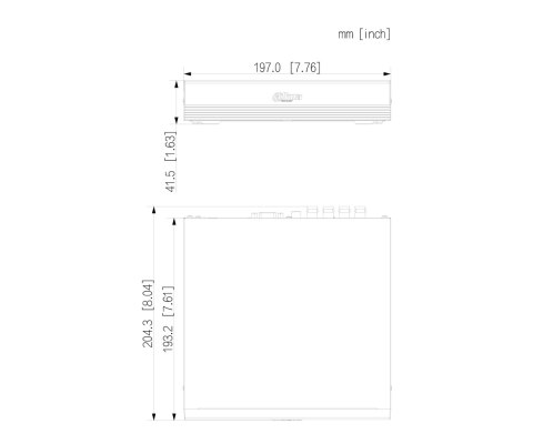 REJESTRATOR AHD, HD-CVI, HD-TVI, CVBS, IP XVR1B08-I/T 8 KANAŁÓW DAHUA