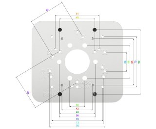 UCHWYT NA SŁUP STG-PFA152-E STG