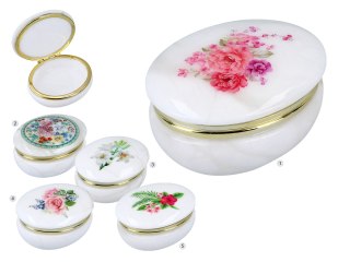 Kasetka alabastrowa owal 10x8cm