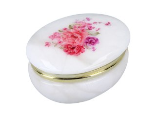 Kasetka alabastrowa owal 10x8cm