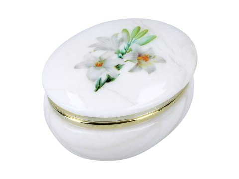 Kasetka alabastrowa owal 10x8cm