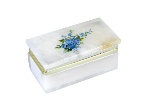 Kasetka alabastrowa prostokątna 8x4cm