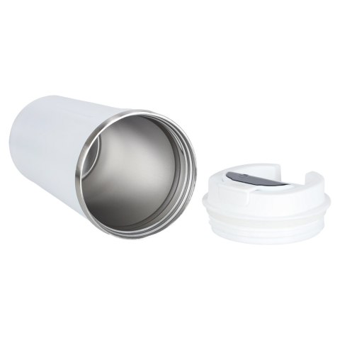 Kubek termiczny z ustnikiem termos LED 500ml biały