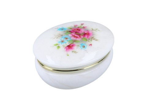 Kasetka alabastrowa owal 10x8cm