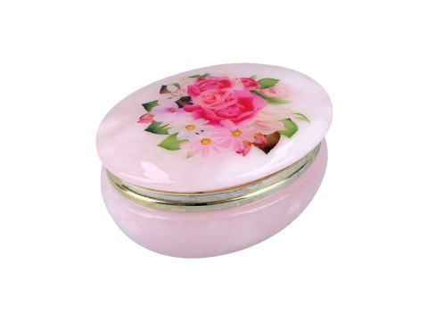 Kasetka alabastrowa owal 10x8cm