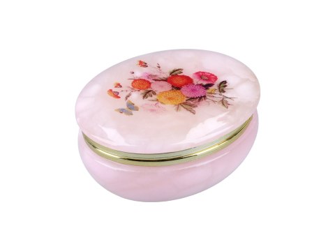 Kasetka alabastrowa owal 10x8cm