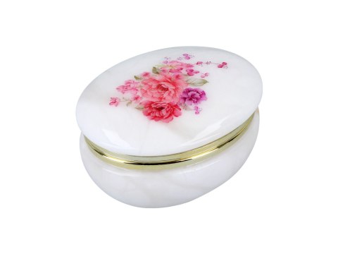 Kasetka alabastrowa owal 10x8cm