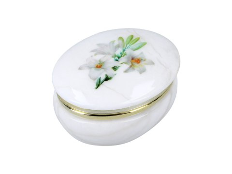 Kasetka alabastrowa owal 10x8cm