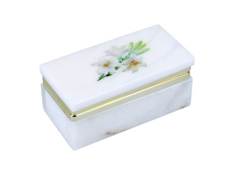 Kasetka alabastrowa prostokątna 8x4cm