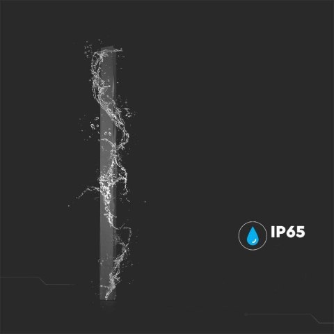 Oprawa ścienna elewacyjna LED linia V-TAC 10W IP65 antracyt 51cm VT-1173 4000K 1300lm