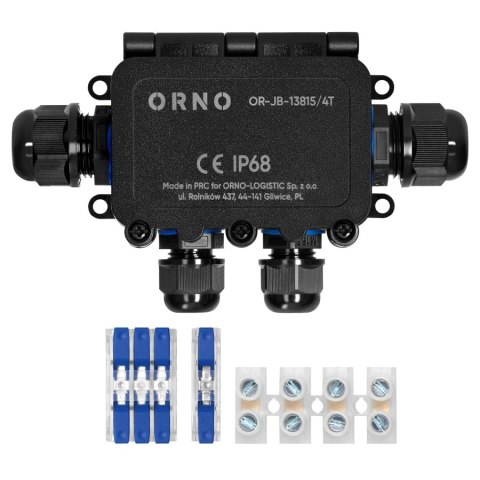 PUSZKA N/T IP68, 0.5-6.0MM2, 2 DŁA. M20, 1 DŁA. M16 UKŁAD T