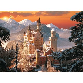 Puzzle - 3000 - Zimowy Zamek Neuschwanstein - Trefl 33025