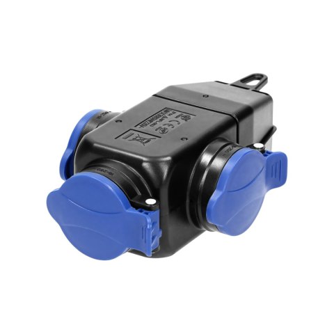 ROZDAŁĘŹNIK TRÓJGNIAZDOWY IP44, 3*2P+Z, 16A