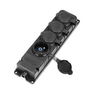 ROZDZIELACZ LISTWA IP44, GUMA 4*2P+Z