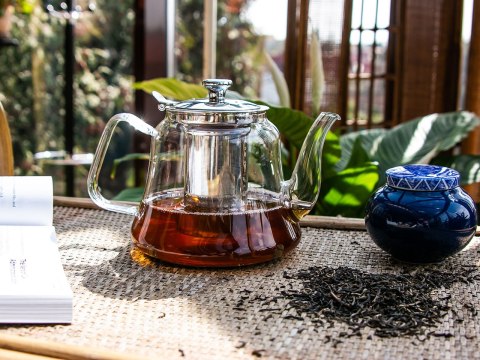 Czajnik szklany