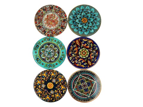 Kpl. 36 podkładek ceramicznych, okrągłe (CARMANI)