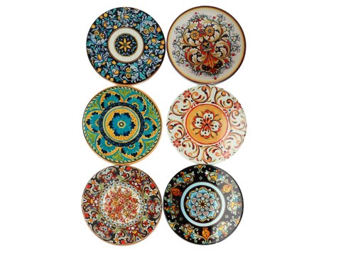 Kpl. 36 podkładek ceramicznych, okrągłe (CARMANI)