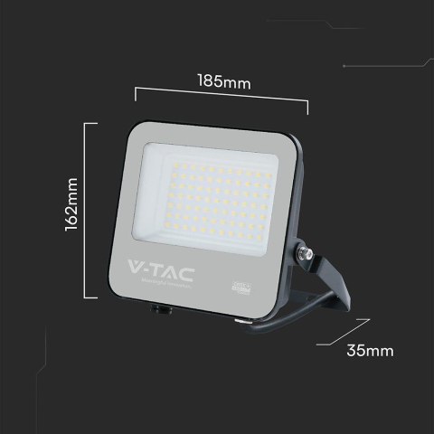Projektor LED V-TAC CREE CHIP 50W 135lm/W czarna obudowa IP65 VT-4455 6500K 6750lm 6 lat gwarancji