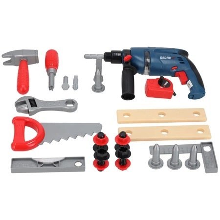 ZABAWKA WIERTARKA Z AKCESORIAMI W WALIZCE