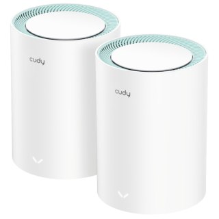 DOMOWY SYSTEM WI-FI MESH M1300(2-PACK) 2.4 GHz, 5 GHz, 300 Mb/s + 867 Mb/s CUDY