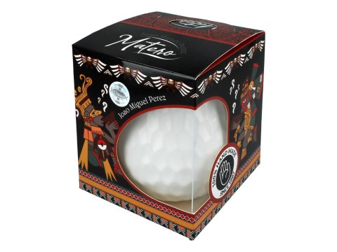 Naczynie Ceramiczne do Yerby - plaster miodu, biały