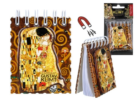 Notes magnetyczny - G. Klimt, Pocałunek (CARMANI)