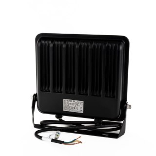 Projektor LED V-TAC CREE CHIP 100W 135lm/W czarna obudowa przewód 1m IP65 VT-44101 6500K 11480lm 6 lat gwarancji