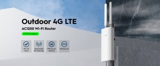 ROUTER 4G LTE MESH LT700 OUTDOOR 2.4 GHz, 5 GHz 867 Mb/s + 300 Mb/s CUDY