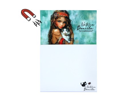 Notes magnetyczny - N. Bonilla, Kocie opowieści Clary (CARMANI)